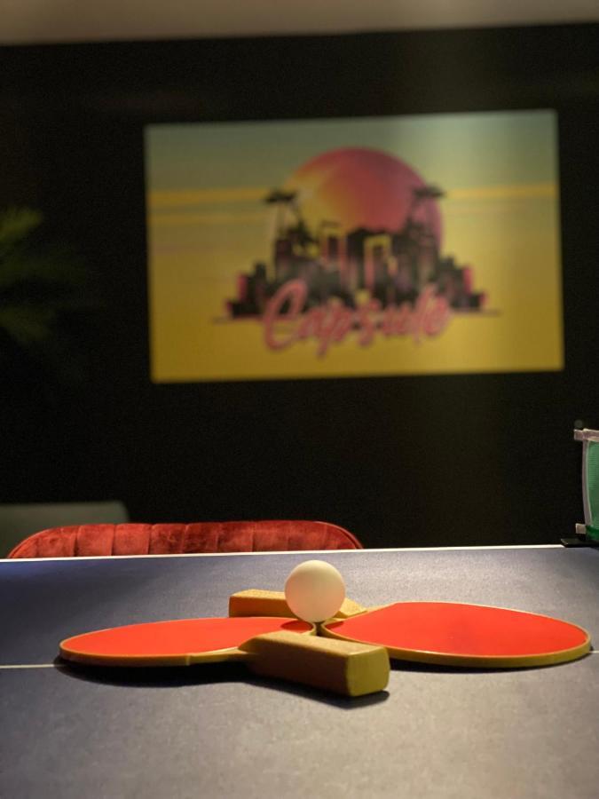 Capsule Miami Vice - Jacuzzi - Billard - Ecran Cinema & Netflix - Ping-Pong - Nintendo & Jeux- Liévin Exteriér fotografie
